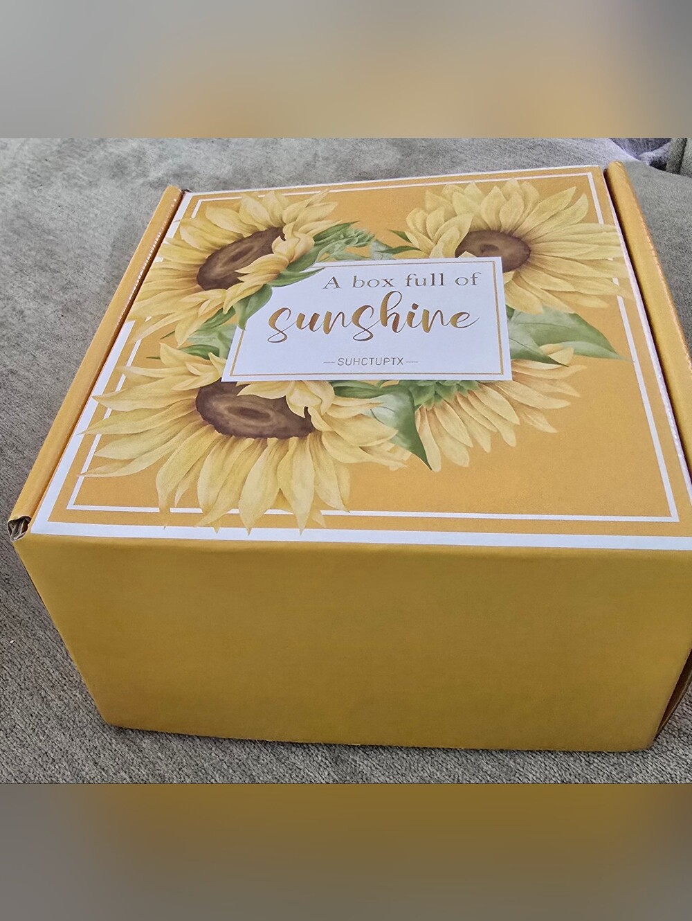 A Box Full Of Sunshine Custom Gift Box
